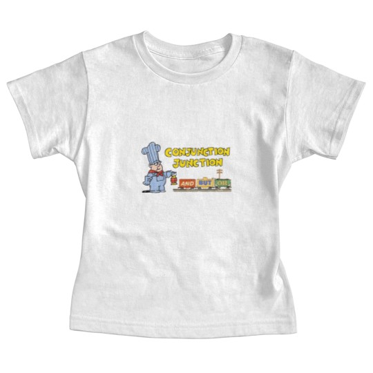 Discover Schoolhouse Rock Conjunction Junction - Conjunction Junction - Baby Tees