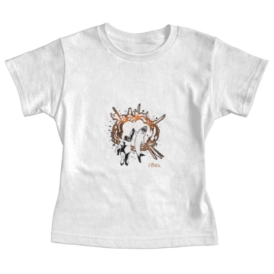 Discover Shark Gorilla Nice High Five Baby Tees
