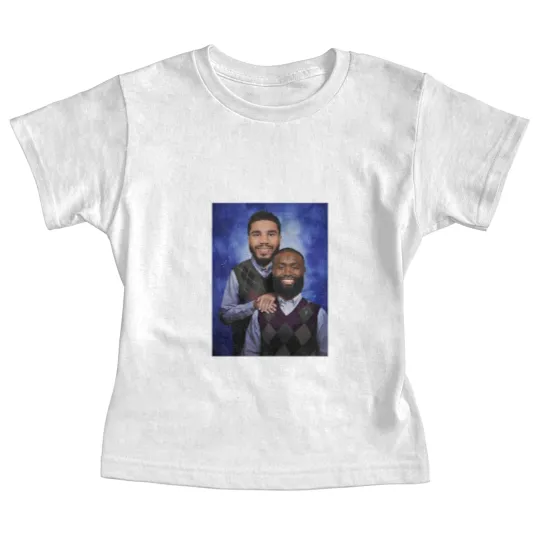 Discover Jayson Tatum and Jaylen Brown "Step Brothers" Portrait Baby Tees