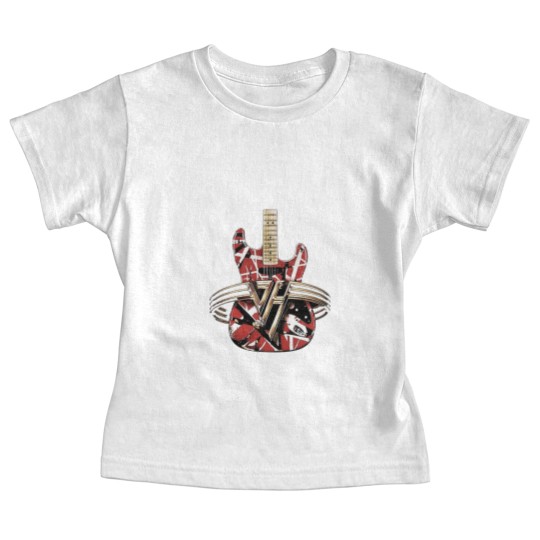 Discover red van guitar halen Baby Tees