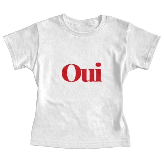 Discover Oui Baby Tees, French slogan Baby Tees, cute yes Baby Tees