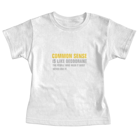 Discover Common Sense Baby Tees