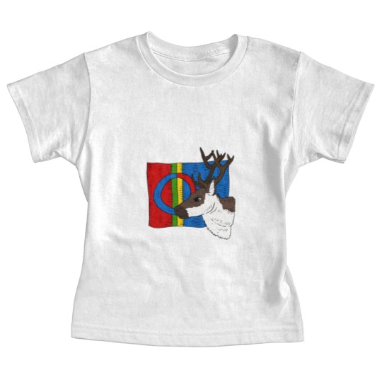 Discover sami flag and reindeer. Sámi people. Baby Tees