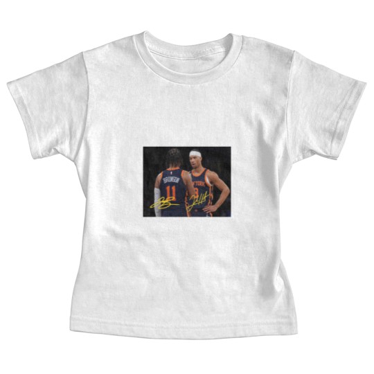 Discover Jalen Brunson and Josh Hart With Signature Vintage Baby Tees, New York Basketball Retro 90s Baby Tees