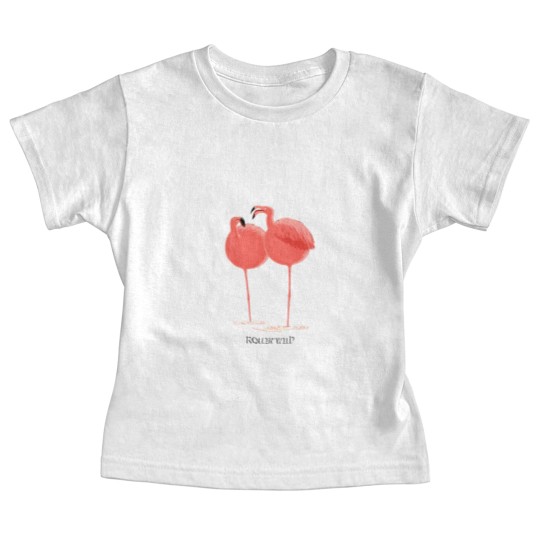 Discover Rollin' Wild - Flamingos Baby Tees