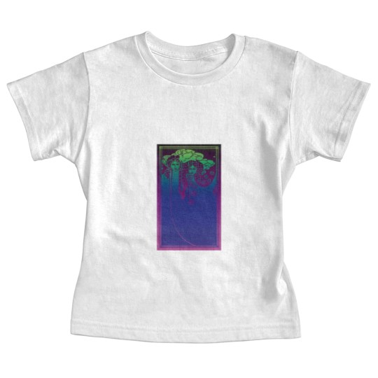 Discover Art Nouveau Ladies (blue on purple) - Art Nouveau - Baby Tees