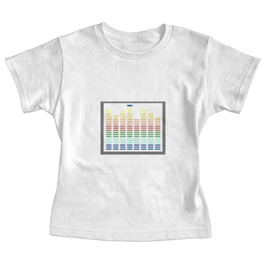 Discover Qualizer-El-Lit-Glowing-Sound-Activated-Gradient-Equalizer Baby Tees