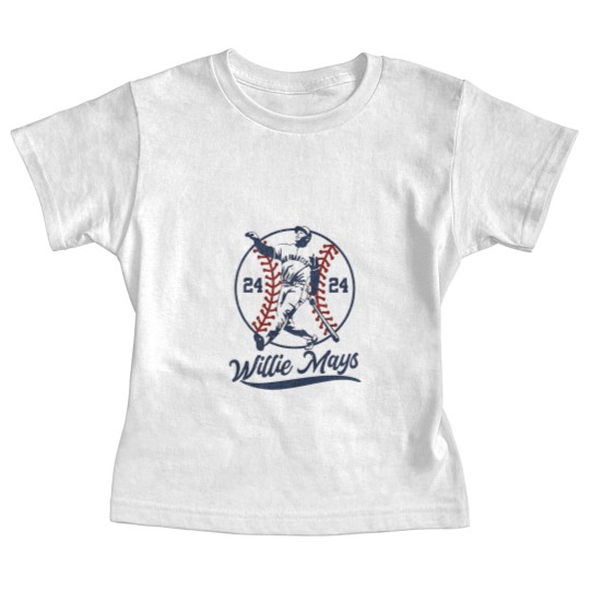 Discover Willie Mays Baby Tees, Vintage Aesthetic Art Willie Mays Baby Tees