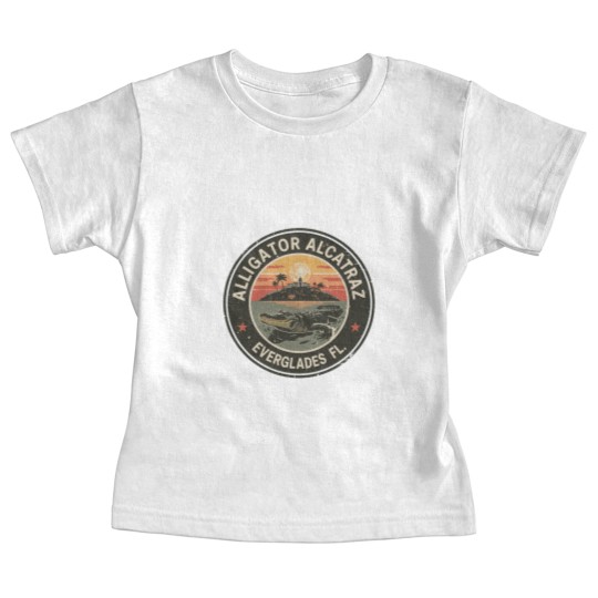 Discover Alligator Alcatraz Baby Tees, Everglades Florida Parody Baby Tees, Funny Vintage
