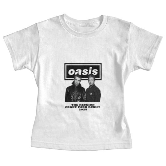 Discover Oasis Croke Park Dublin 2025 The Reunion graphic Baby Tees