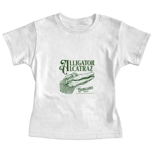Discover Alligator Alcatraz Baby Tees, Everglades Florida Parody,  Swamp Humor Baby Tees, Dark Humor Baby Tees
