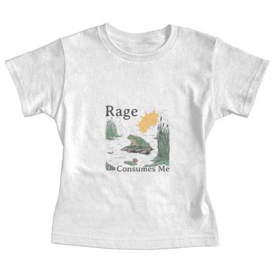 Discover Rage Consumes Me Baby Tees, Frog Pond Baby Tees, Meme Frog Baby Tees, Vintage Style Unisex Baby Tees