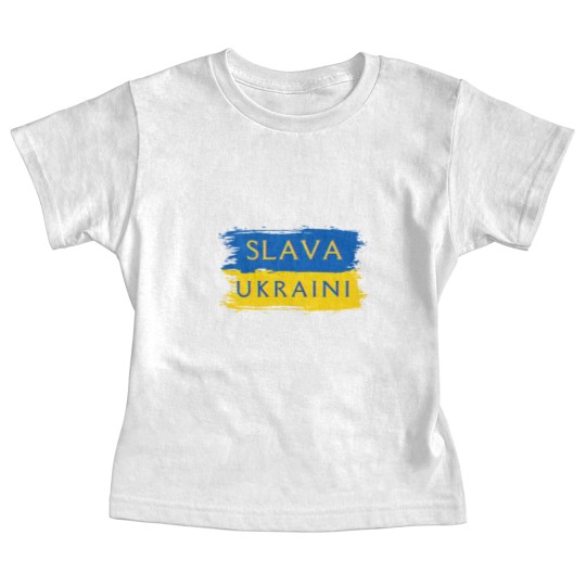 Discover Slava Ukraini Ukraine Flag Baby Tees