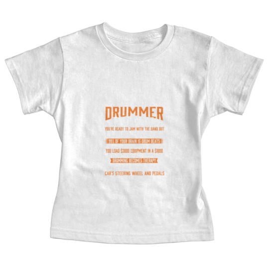 Discover You Know You Are A Drummer - Band Lover Percussion Baby Tees