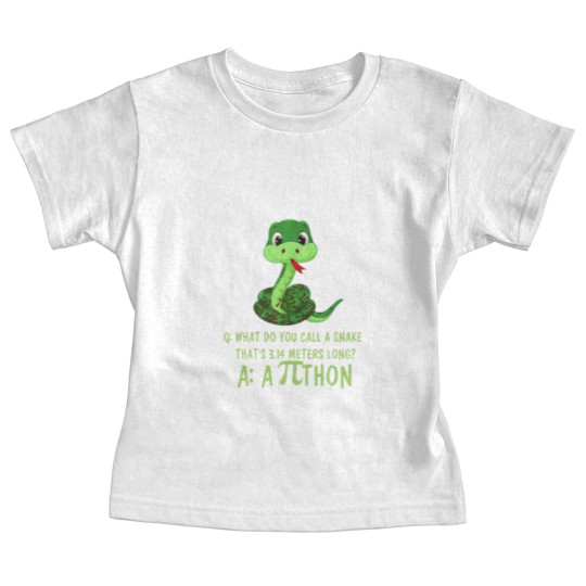 Discover Python Pithon Pi Symbol Happy Pi Day Baby Tees Math
