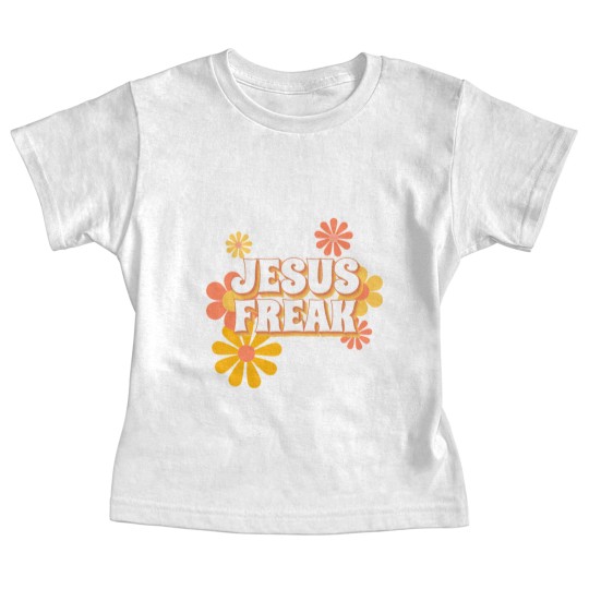 Discover Retro Jesus freak hippie flowers-vintage Jesus Baby Tees