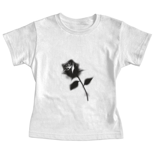 Discover Gothic Black Rose Baby Tees
