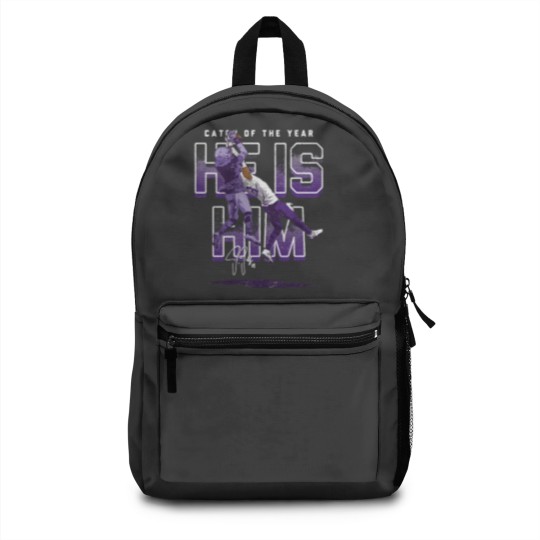 Discover Justin Jefferson he is him Backpacks
