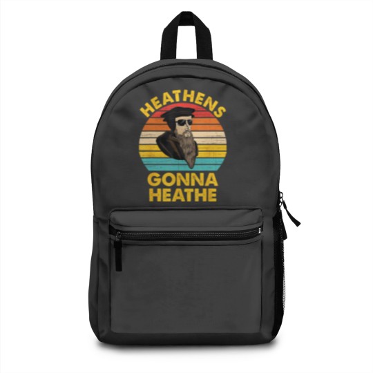 Discover heathens gonna heathe vintage apparel Backpacks