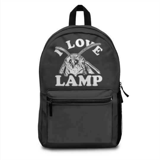 Discover I Love Lamp Moth Backpacks