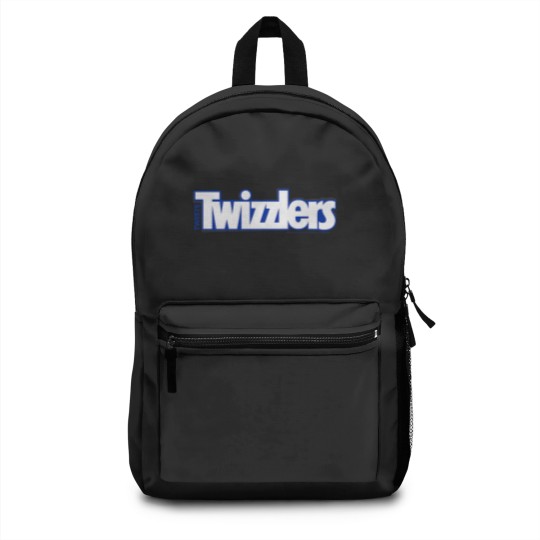 Discover Twizzlers Twists White Blue Logo Distressed Backpacks