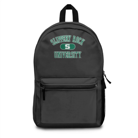 Discover Slippery Rock The Rock Varsity Logo Officially L Backpacks