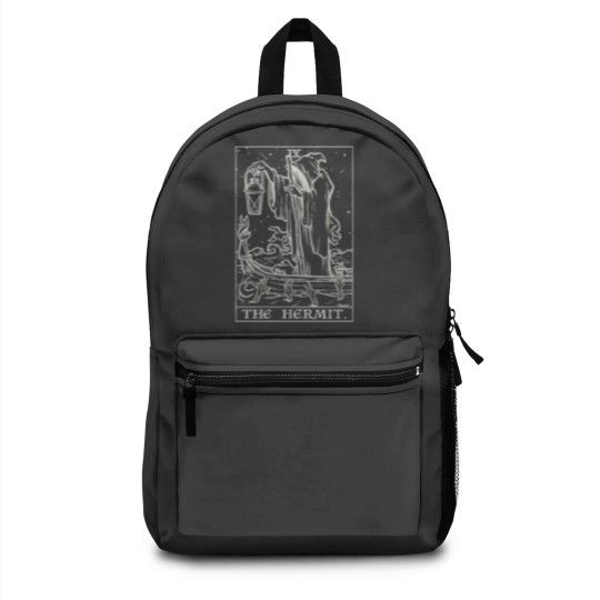 Discover Gothic Hermit Tarot Card Halloween Backpacks