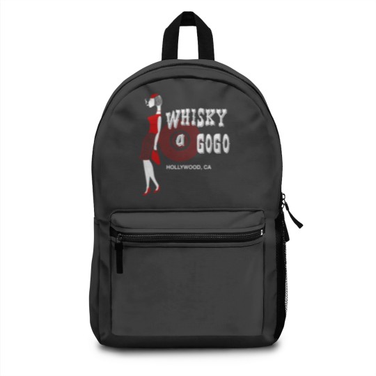 Discover Rare Whiskey A Go Go 80s Hollywood Calif ornia Rock and Roll Backpacks