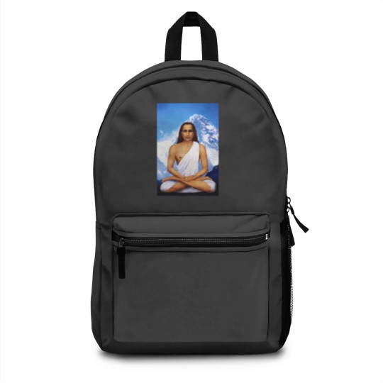 Discover Mahavatar Babaji In Lotus Posture In Himalayas 904 Backpacks