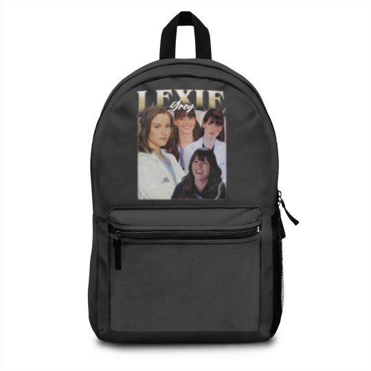 Discover Lexie Grey Vintage Backpacks, Gift For Woman and Man Unisex Backpacks