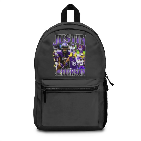 Discover Vintage 90s Graphic Style Justin Jefferson Backpacks