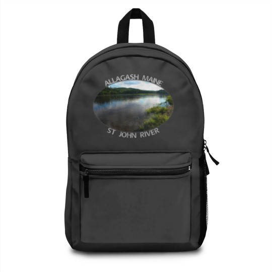 Discover Allagash Maine St John River Old Schoolhouse Roa Backpacks