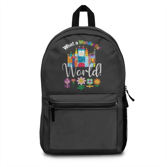 Discover What a Wonderful World Fitted Backpacks