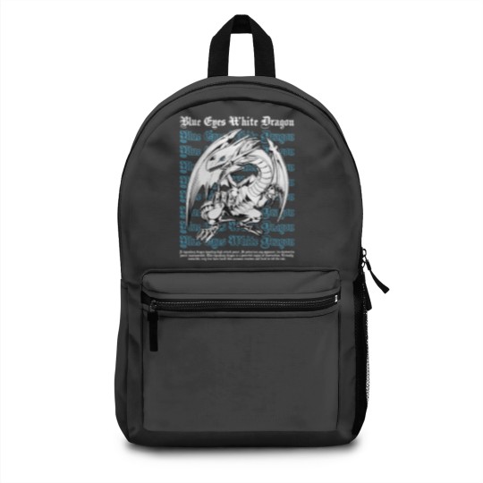 Discover Blue Eyes White Dragon Yugioh Duel Monsters Anime Backpacks
