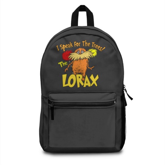Discover I Speak For The Trees The Lorax Backpacks, Dr Seuss Backpacks, Reading Day Lover Backpacks