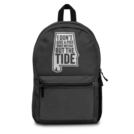 Discover I Don't Give A Piss About Nothing But The Tide - Albm Football Backpacks