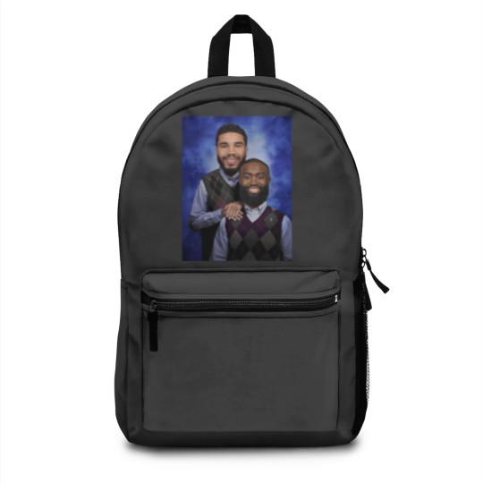 Discover Jayson Tatum and Jaylen Brown "Step Brothers" Portrait Backpacks