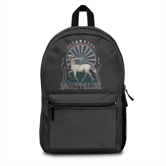 Discover Sagittarius Zodiac Vintage Backpacks, Celestial Sagittarius Backpacks