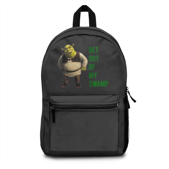 Discover Get out of my swamp Backpacks