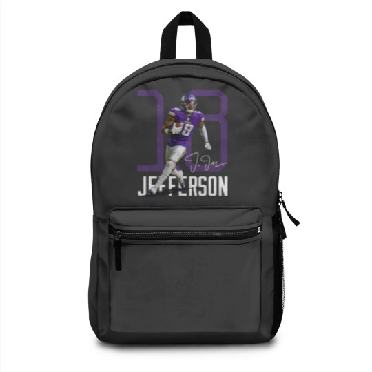 Discover Justin Jefferson Minnesota Bold Number Backpacks