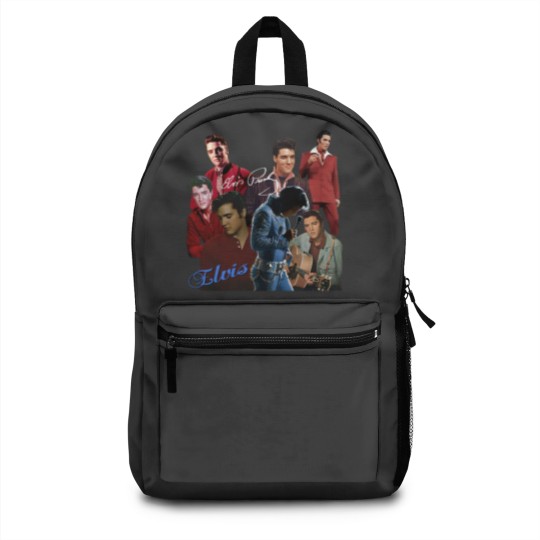 Discover Inspired Elvis Presley Graphic Signature T- Backpacks Gift For Fan