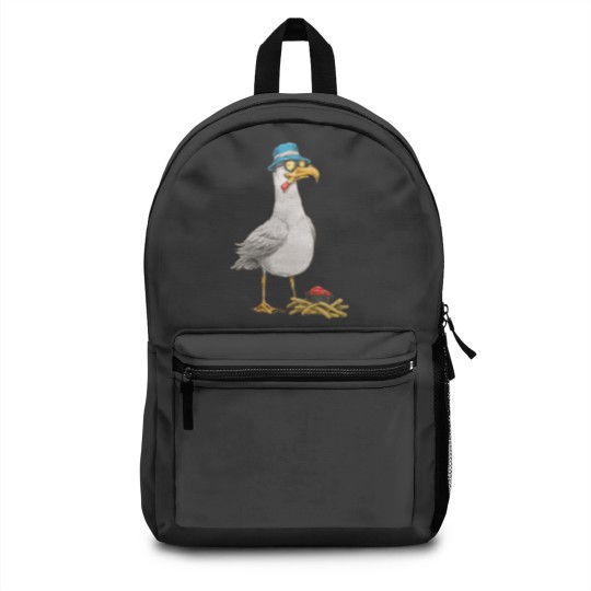 Discover Seagull with fries Backpacks