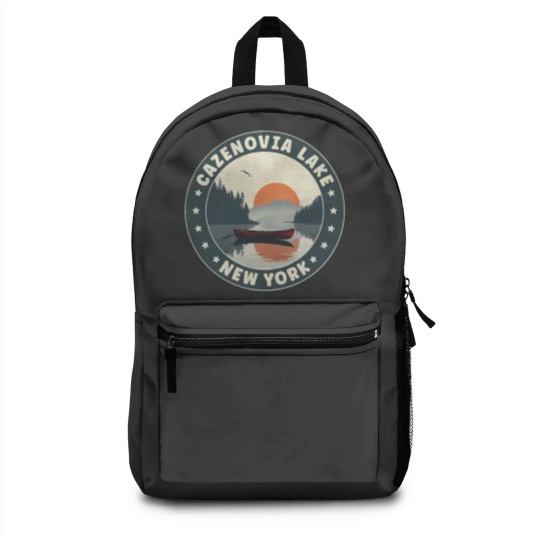 Discover Cazenovia Lake Cazenovia Lake New York Sunset Backpacks