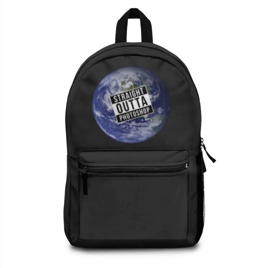Discover Straight Outta Photoshop Earth Backpacks