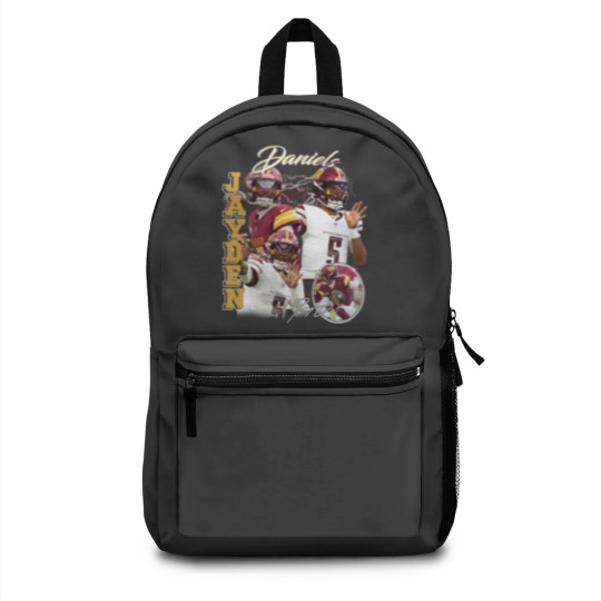 Discover Jayden Daniels Backpacks, Football American Graphic Vintage, Football 90s Gift Fan Unisex Backpacks, Gift For Men and Women,  Color Backpacks