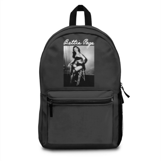 Discover Bettie Page BLACK Backpacks short sleeve