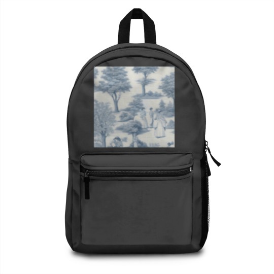 Discover Toile pattern “walk in the park “ Backpacks
