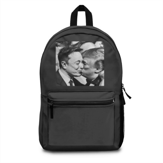 Discover Elon Musk and Donald Trump Kissing Backpacks