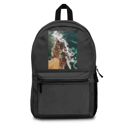 Discover natural pool in manly beach australia Graphic Backpacks