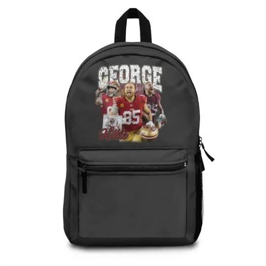 Discover Vintage 90s Graphic Style George Kittle Backpacks, San Francisco Football